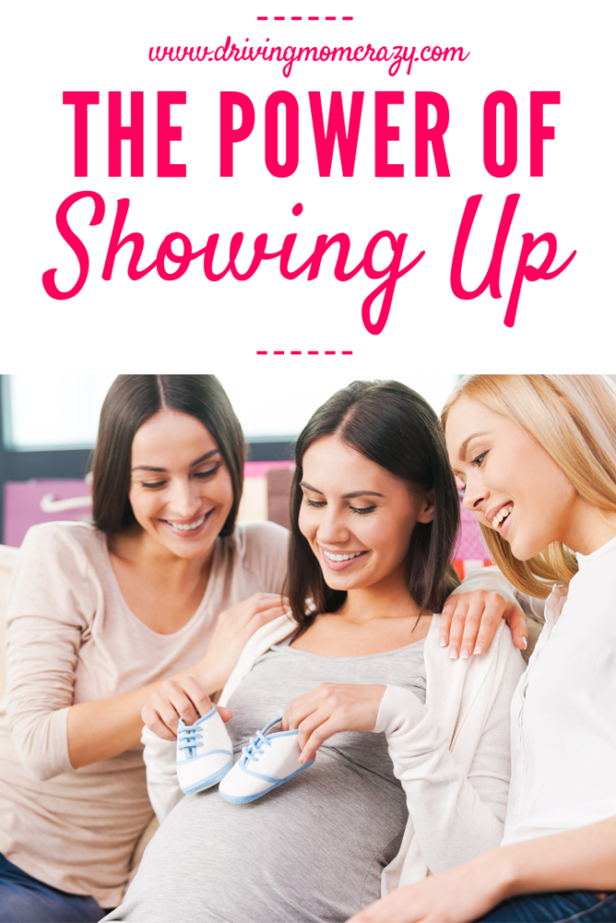 The Power of Showing Up Pinterest Pin