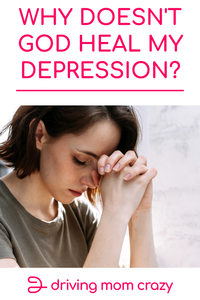 why doesn't god heal depression pinterest pin