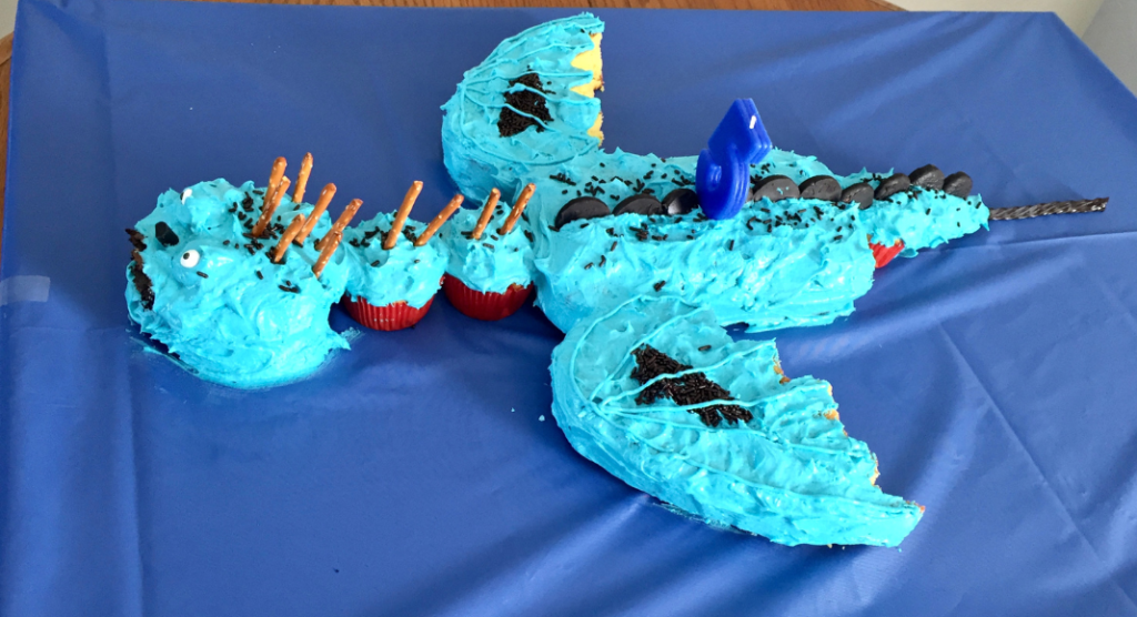 Dragon Cake. Stormfly from How To Train Your Dragon.