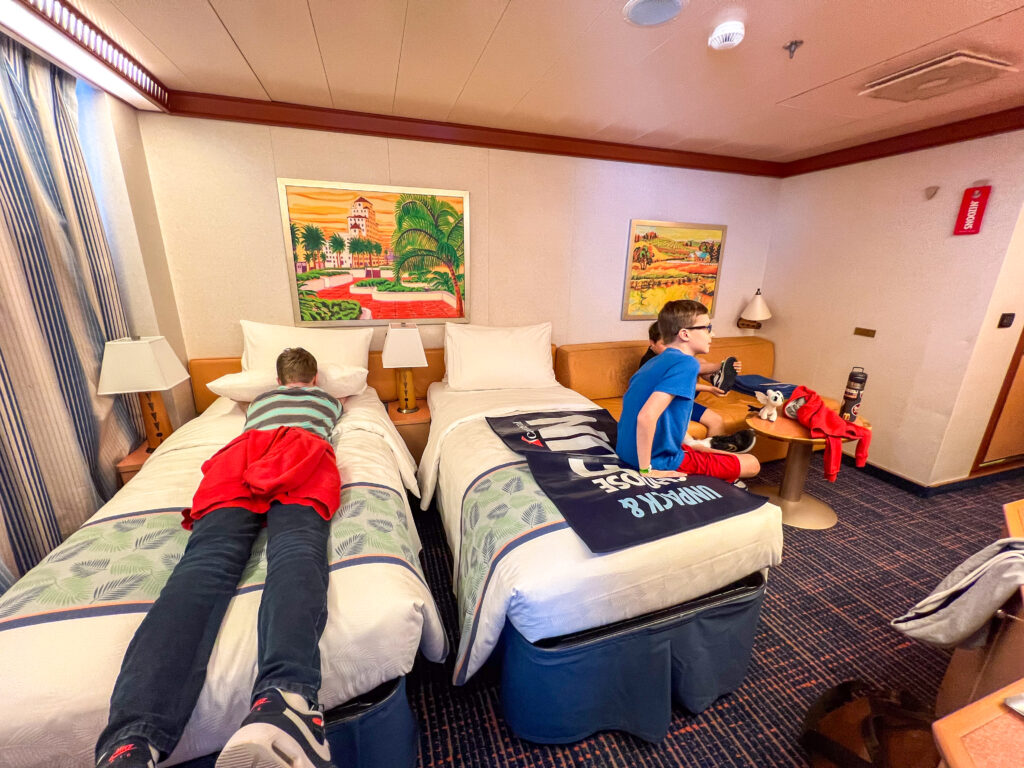carnival cruise with kids, balcony cabin on the carnival dream